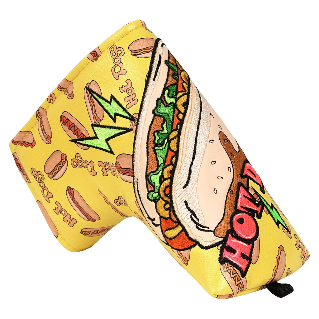 Yellow Hot Dog Golf Putter Headcover