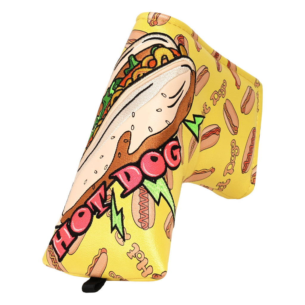 Yellow Hot Dog Golf Putter Headcover