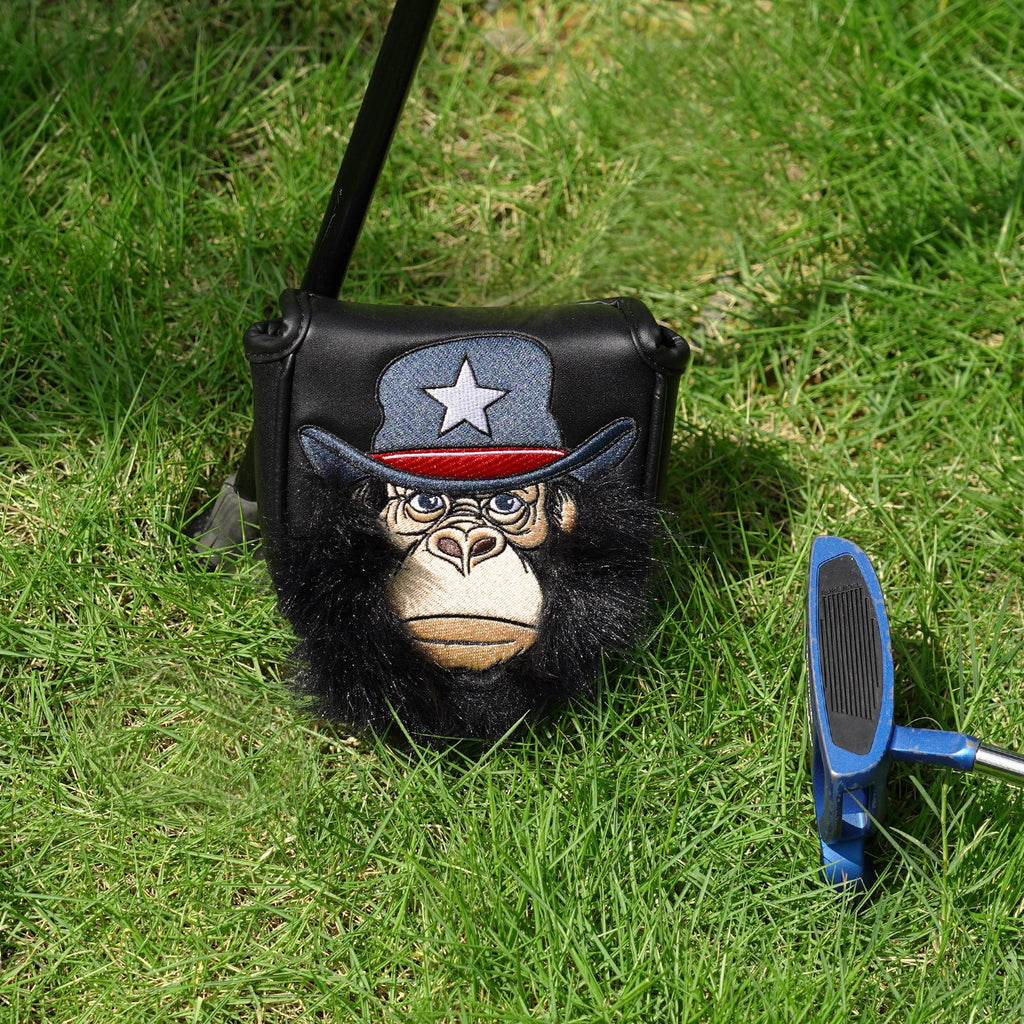 Orangutan Embroidery Putter Golf Headcover