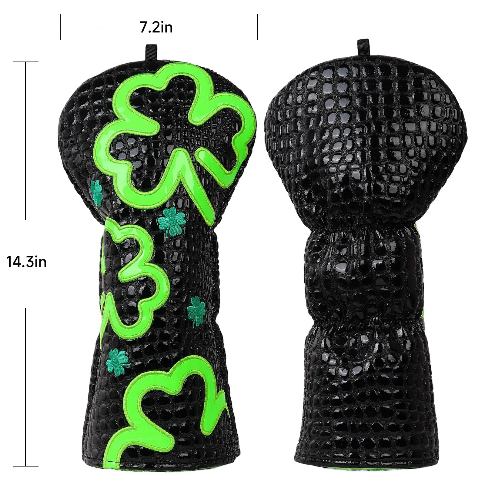 Fluorescent Lucky Clover Crocodile Driver Cover