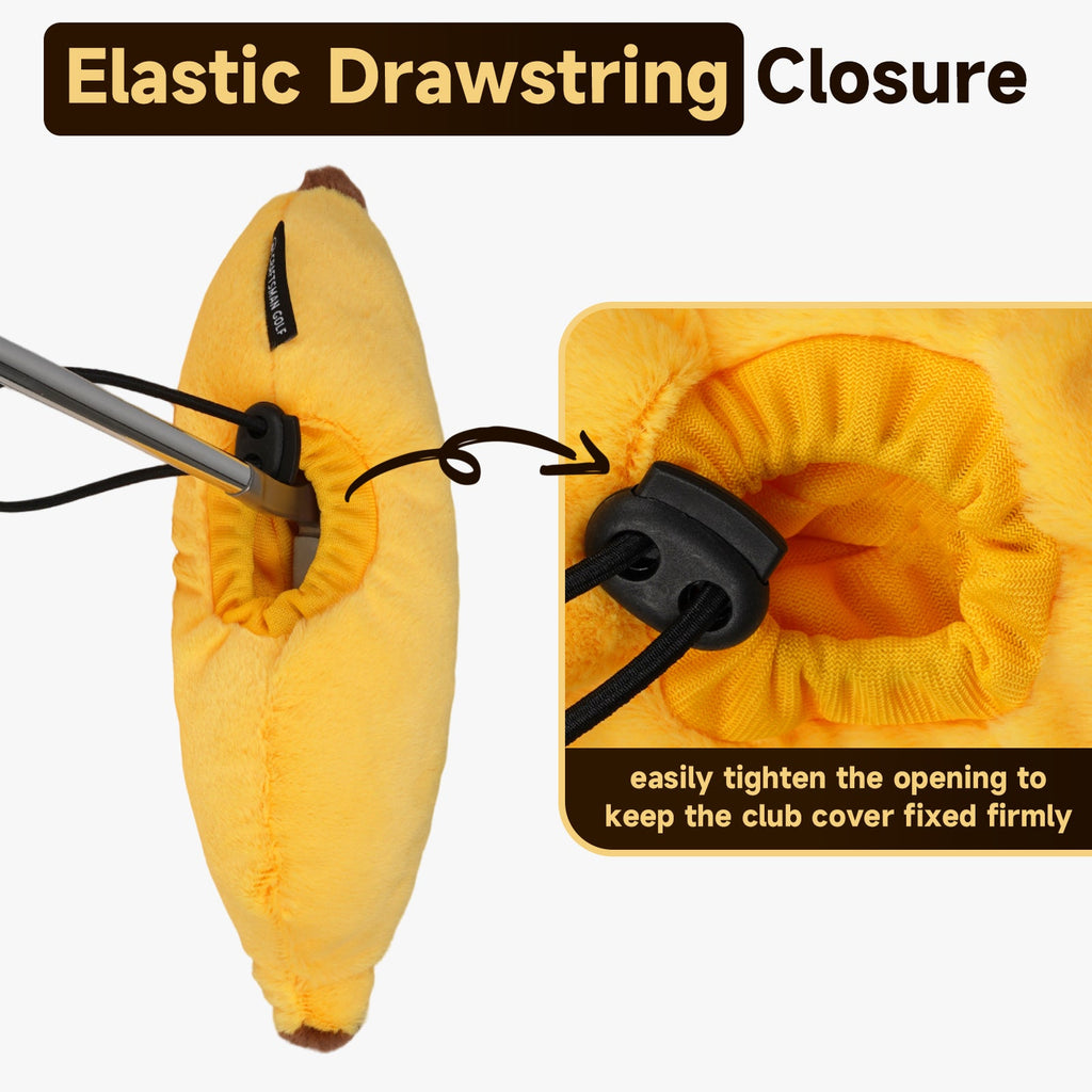 Banana Plush Blade Putter Golf Headcover