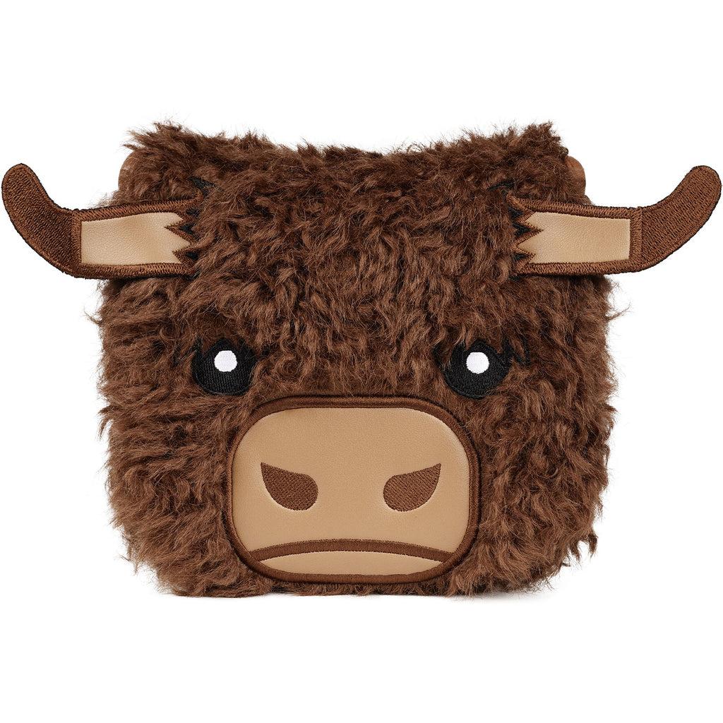 Brown Highland Cow Square Putter Golf Headcover