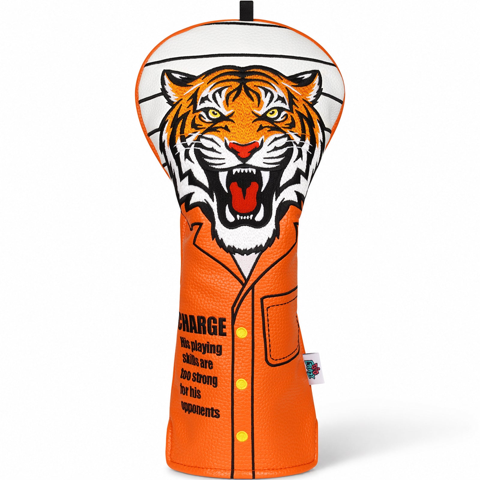 Tiger Charge Driver Golf Headcover