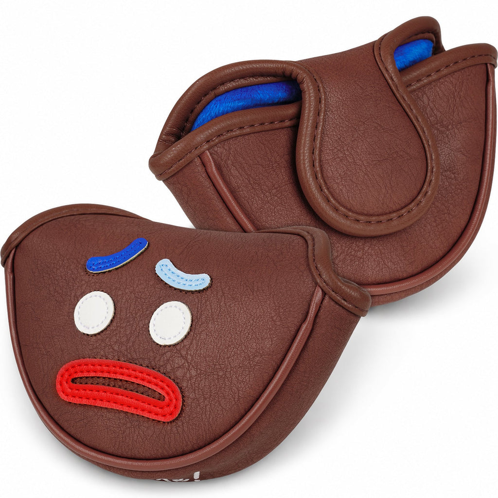 Gingerbread Man Brown Putter Golf Headcover