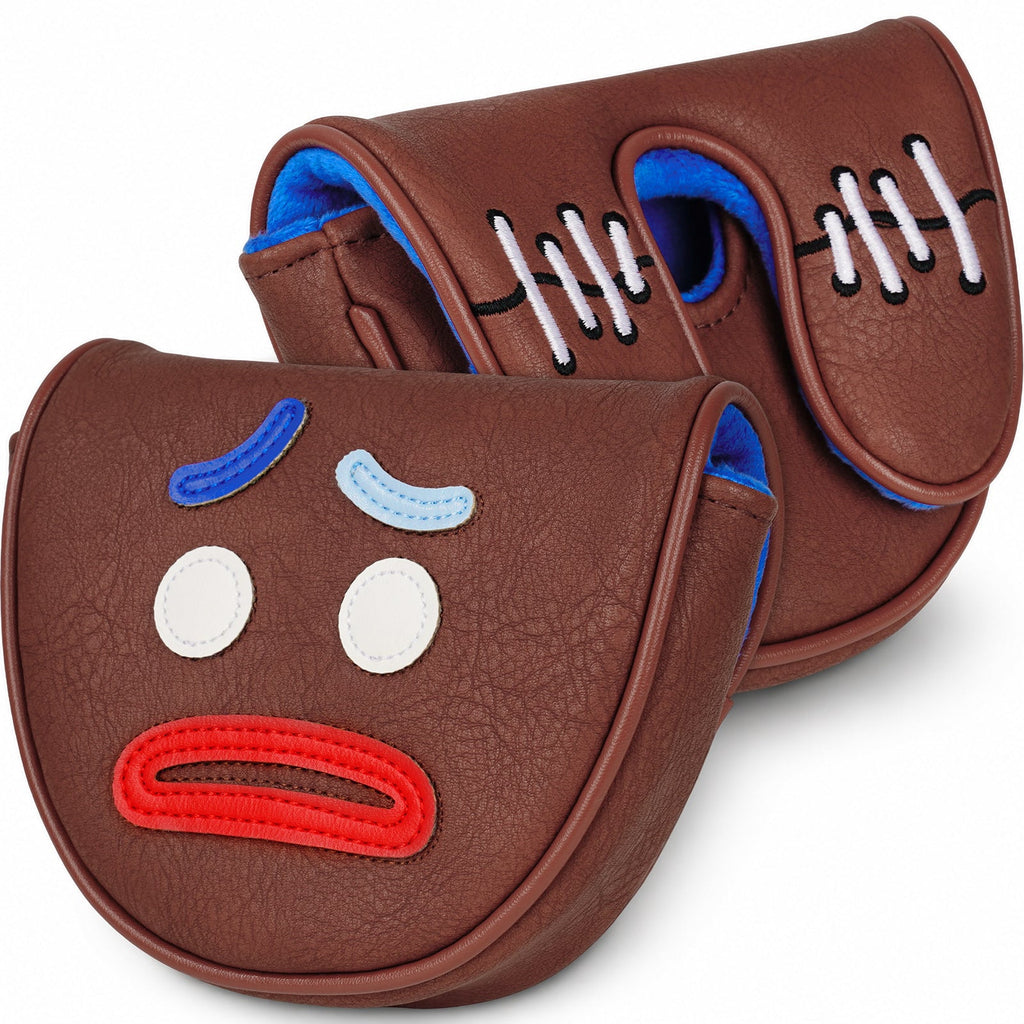 Gingerbread Man Brown Putter Golf Headcover