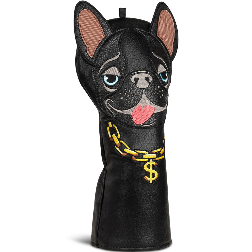 Black French Bulldog Driver Golf Head Covers