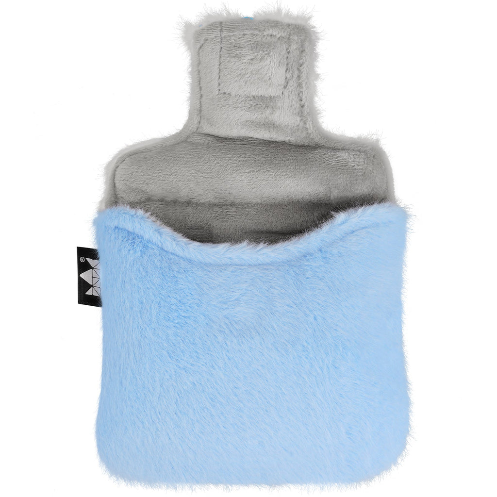 Elegant Blue & White Rhombus Square Mallet Putter Cover