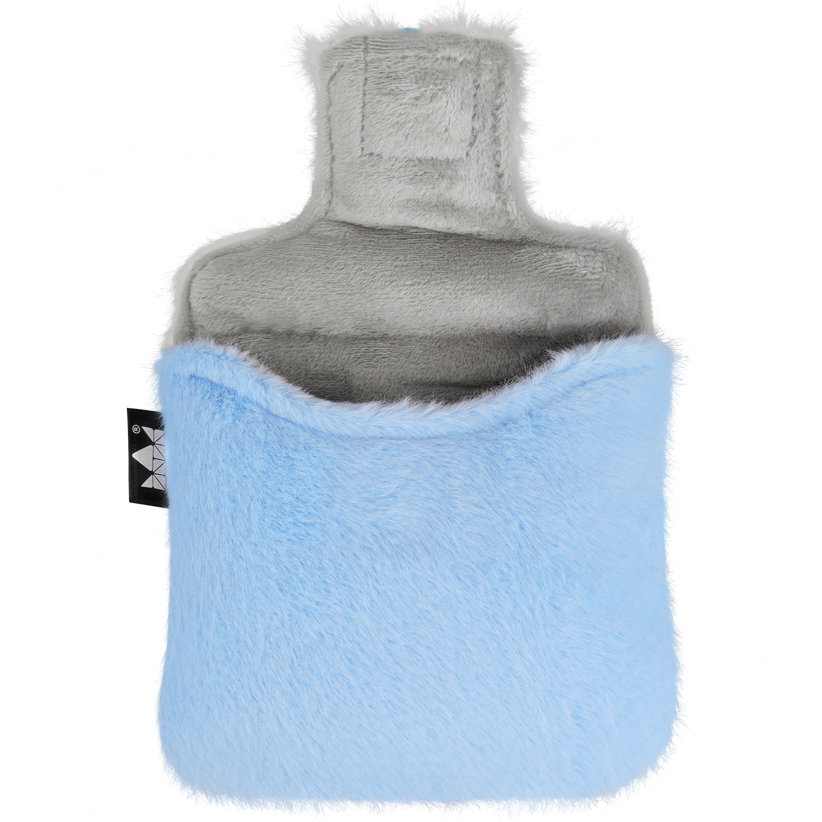 Elegant Blue & White Rhombus Square Mallet Putter Cover