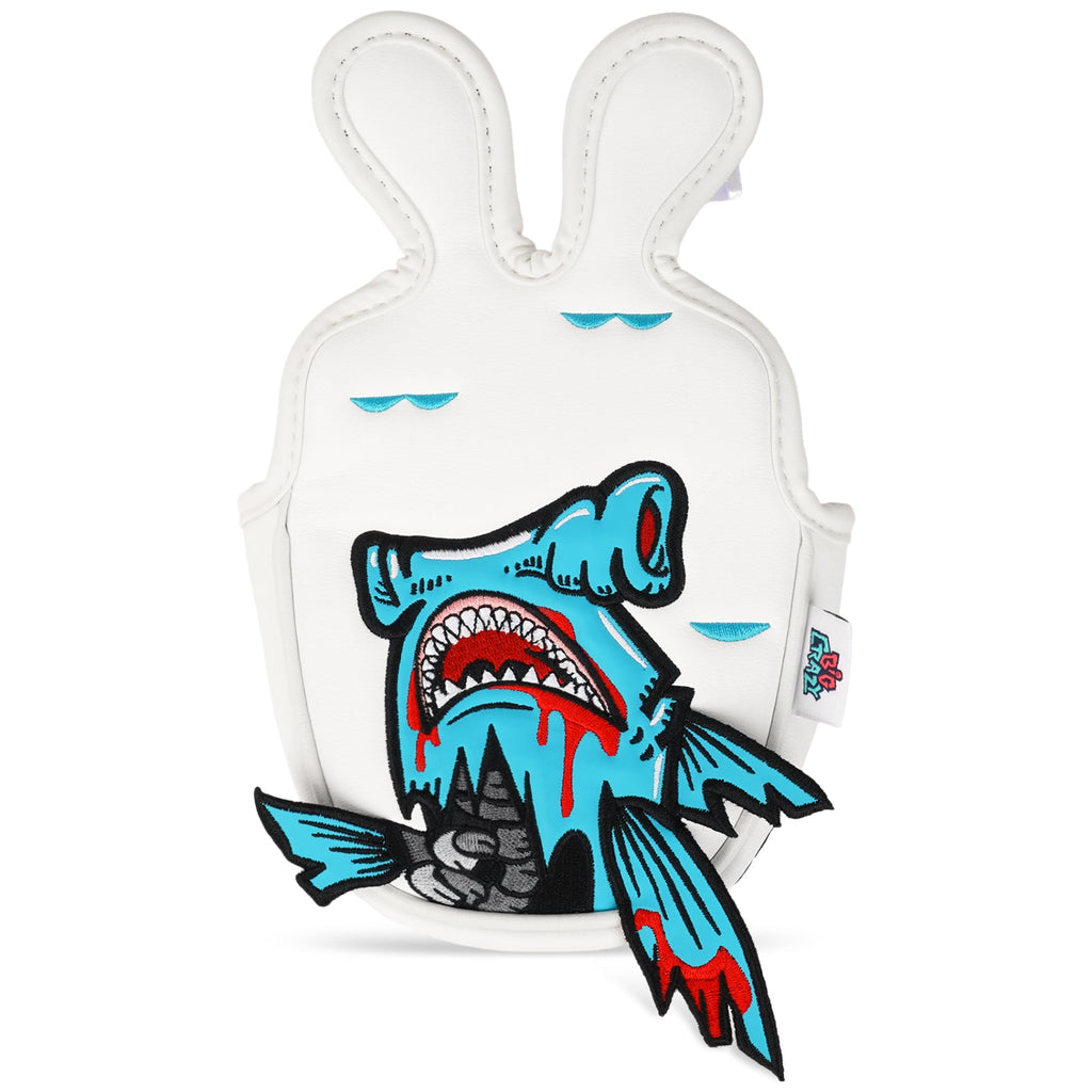 White PU Monster Fish Putter Head Cover