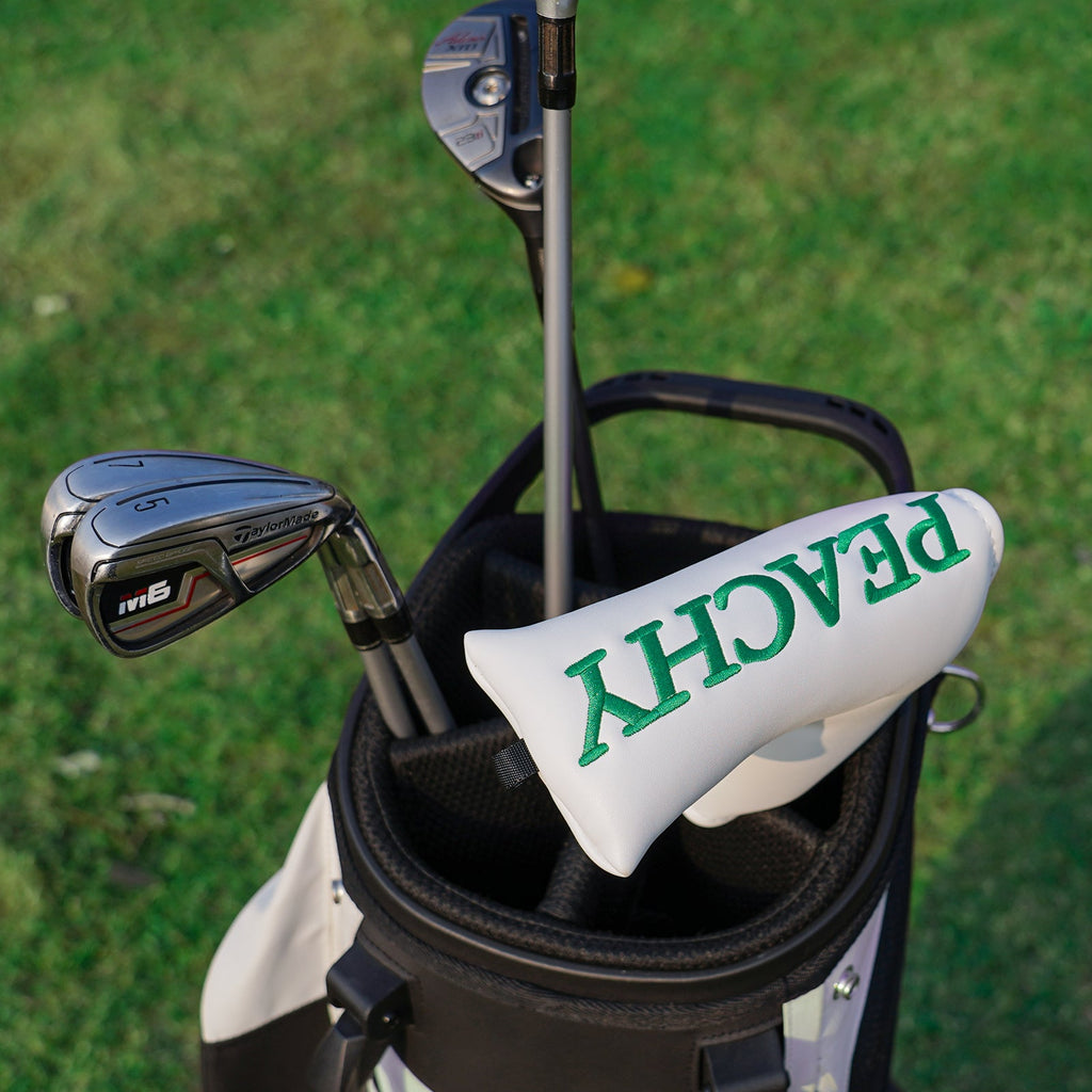 White Peachy Putter Head Cover