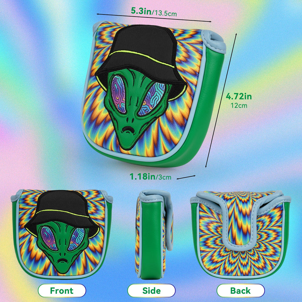 Aliens Mallet Putter Golf Headcover