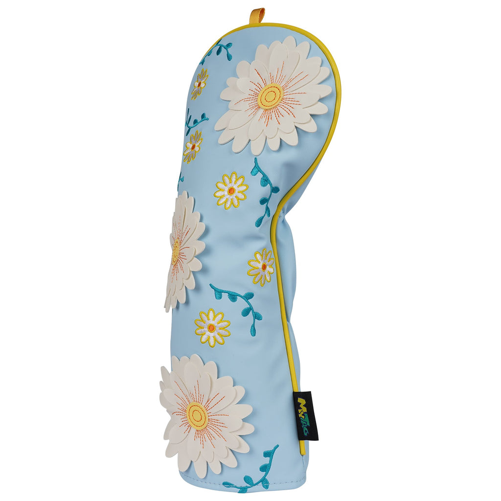 Light Blue Daisy Driver Golf Headcover