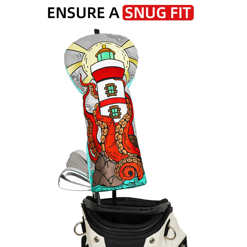 Lighthouse Octopus Driver Golf Headcover