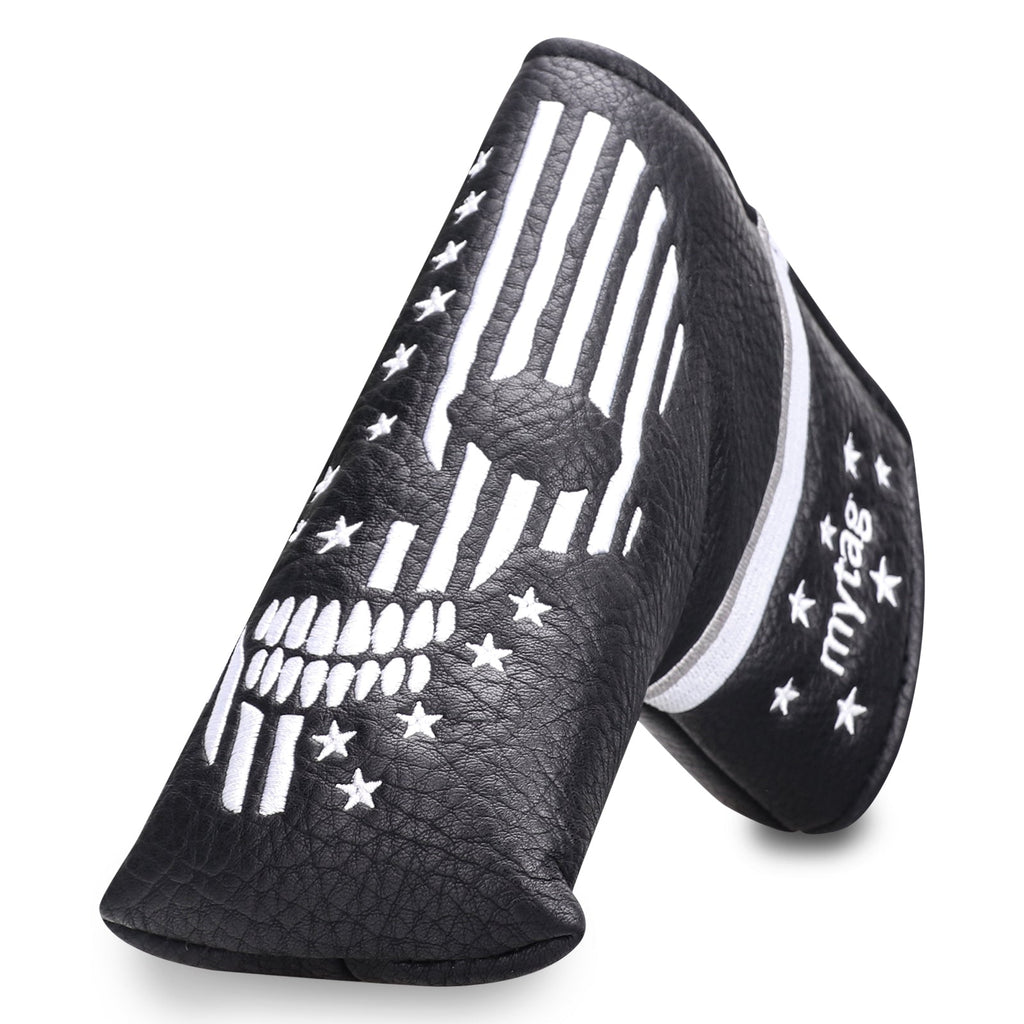 Black Skull Putter Head Cover