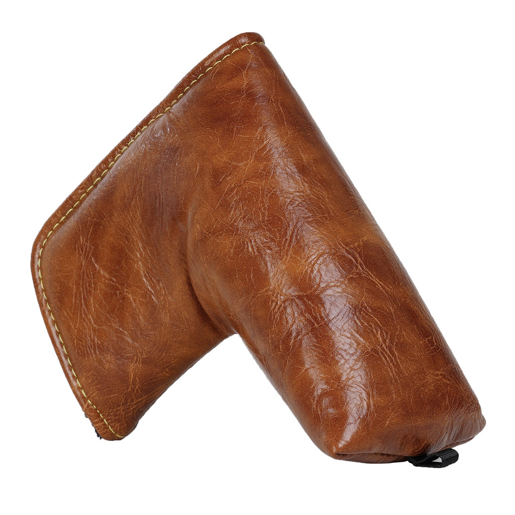 Brown Retro Putter Golf Head Cover