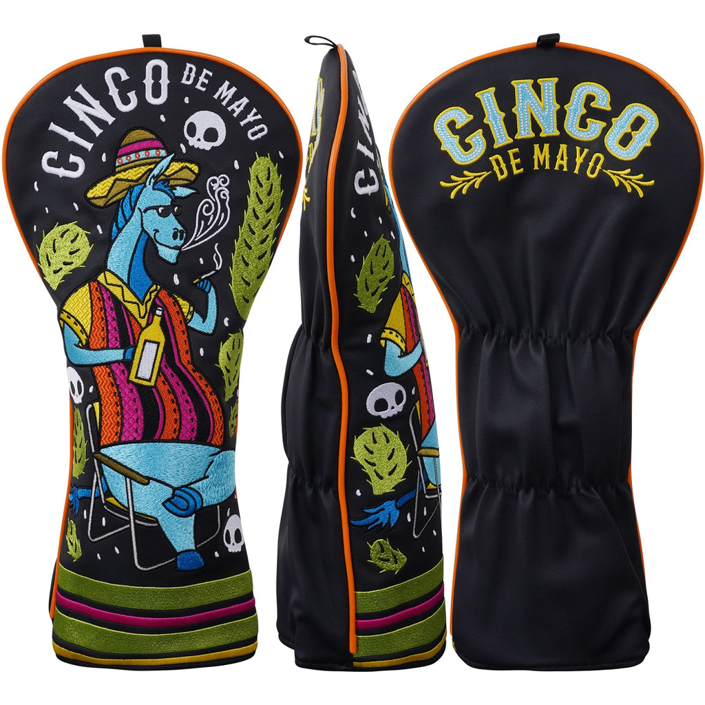 Mexican Pinata Donkey Embroidery Head Cover