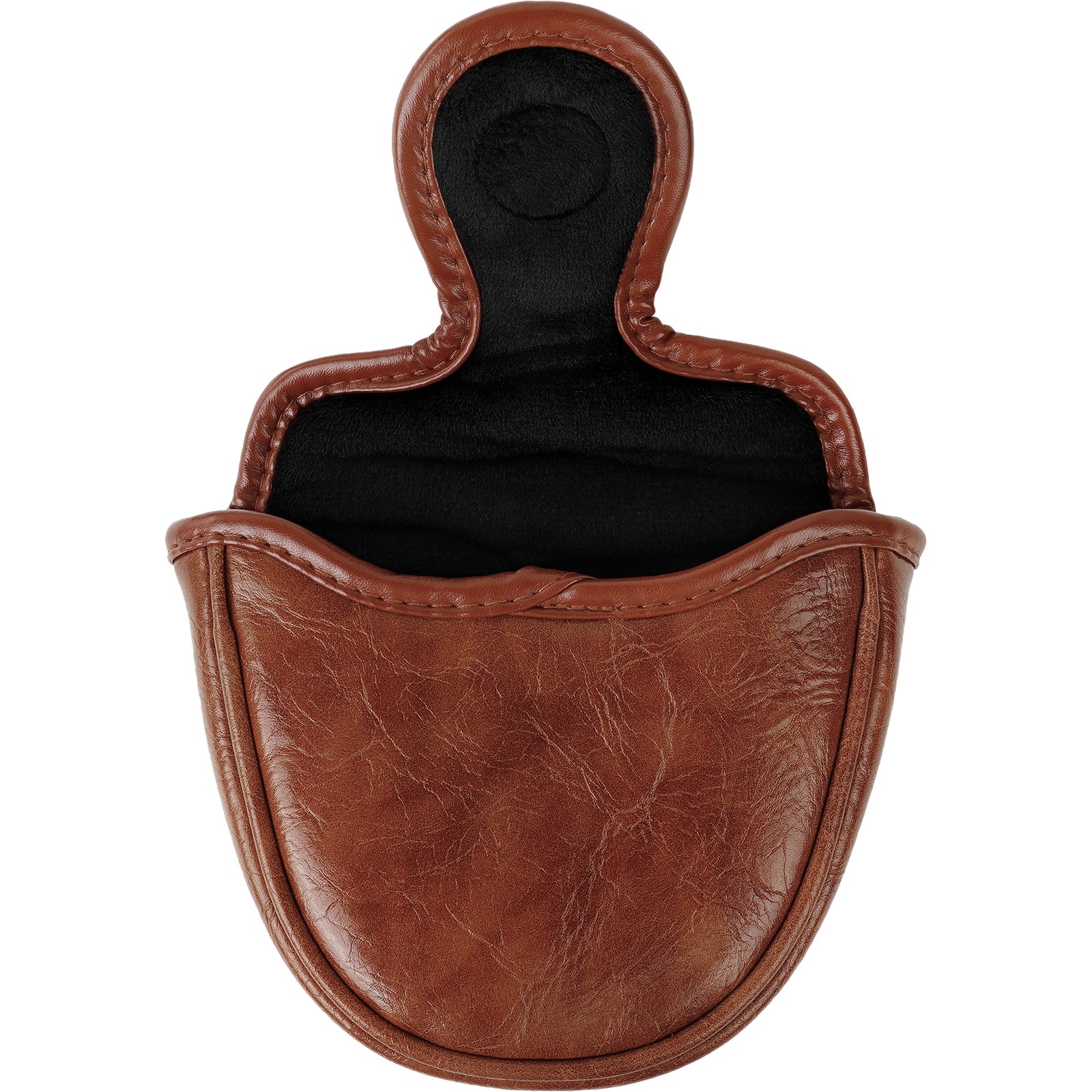 Brown Retro Putter Golf Head Cover