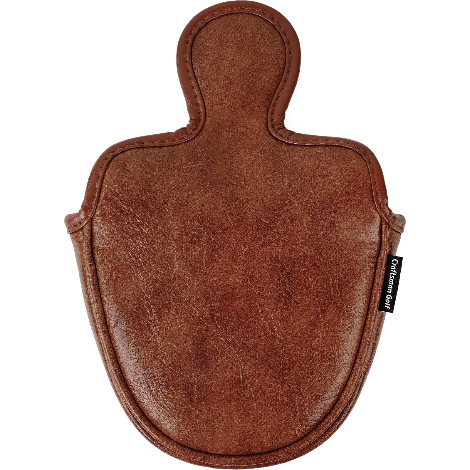 Brown Retro Putter Golf Head Cover