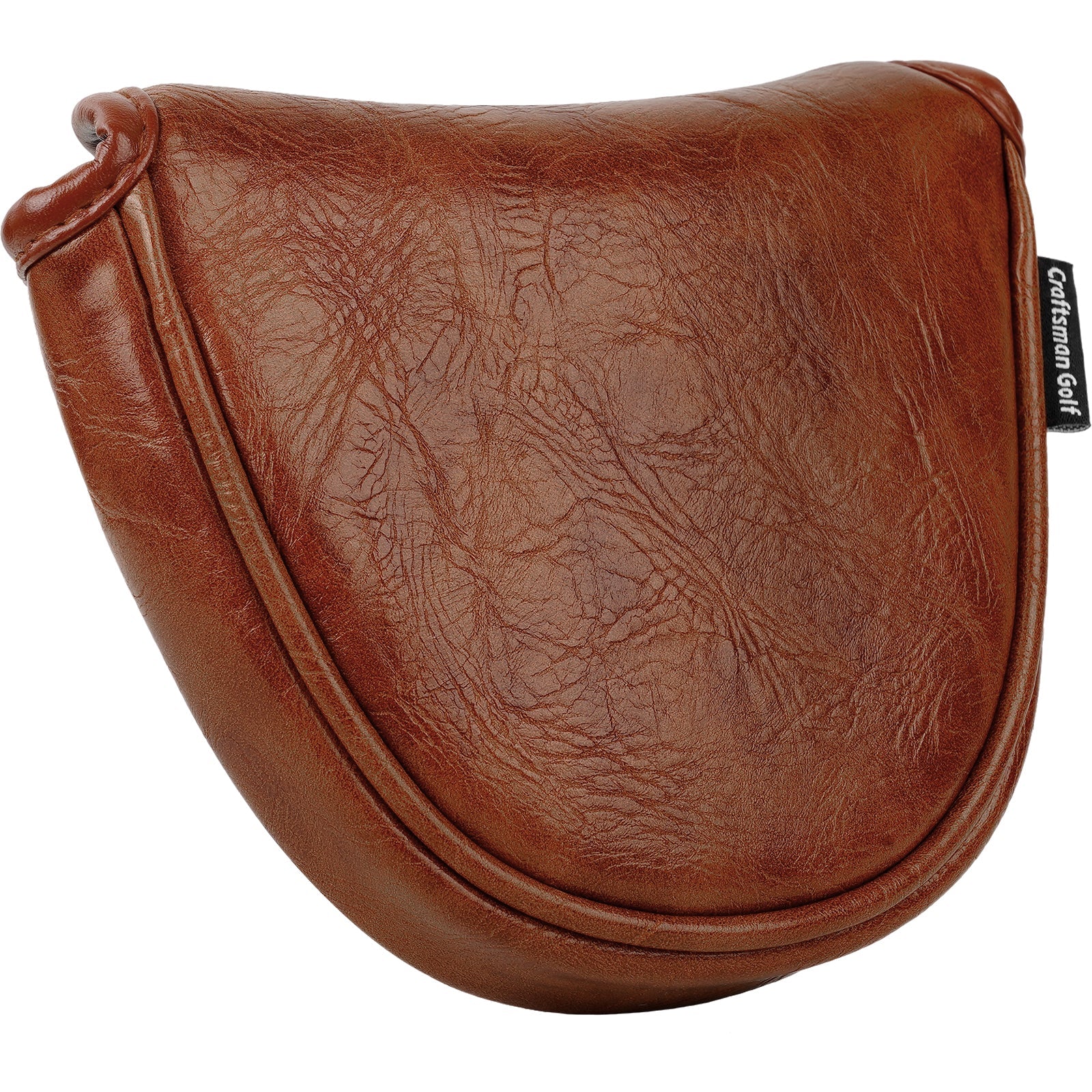 Brown Retro Putter Golf Head Cover