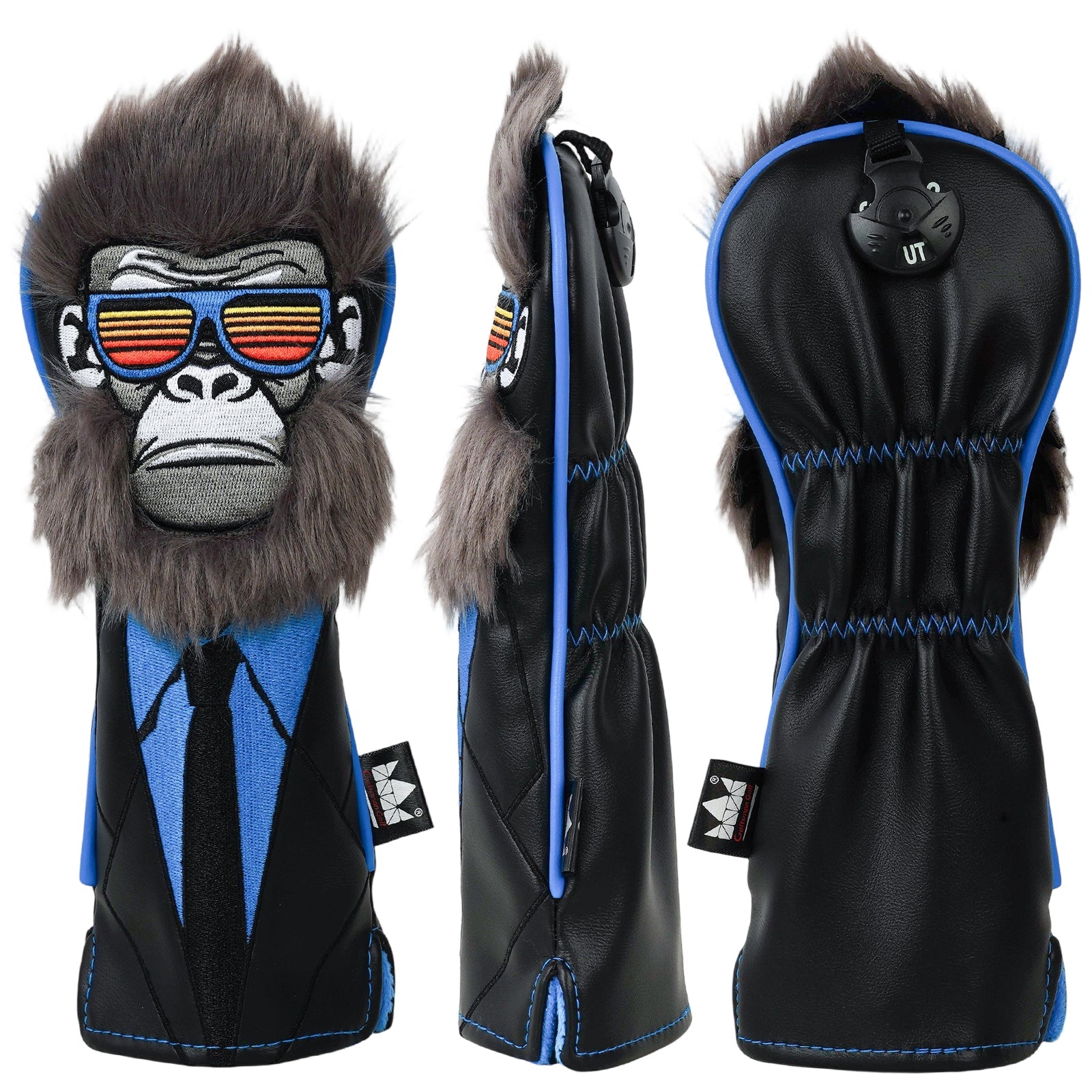 Sunglass Monkey Wood Golf Head Covers