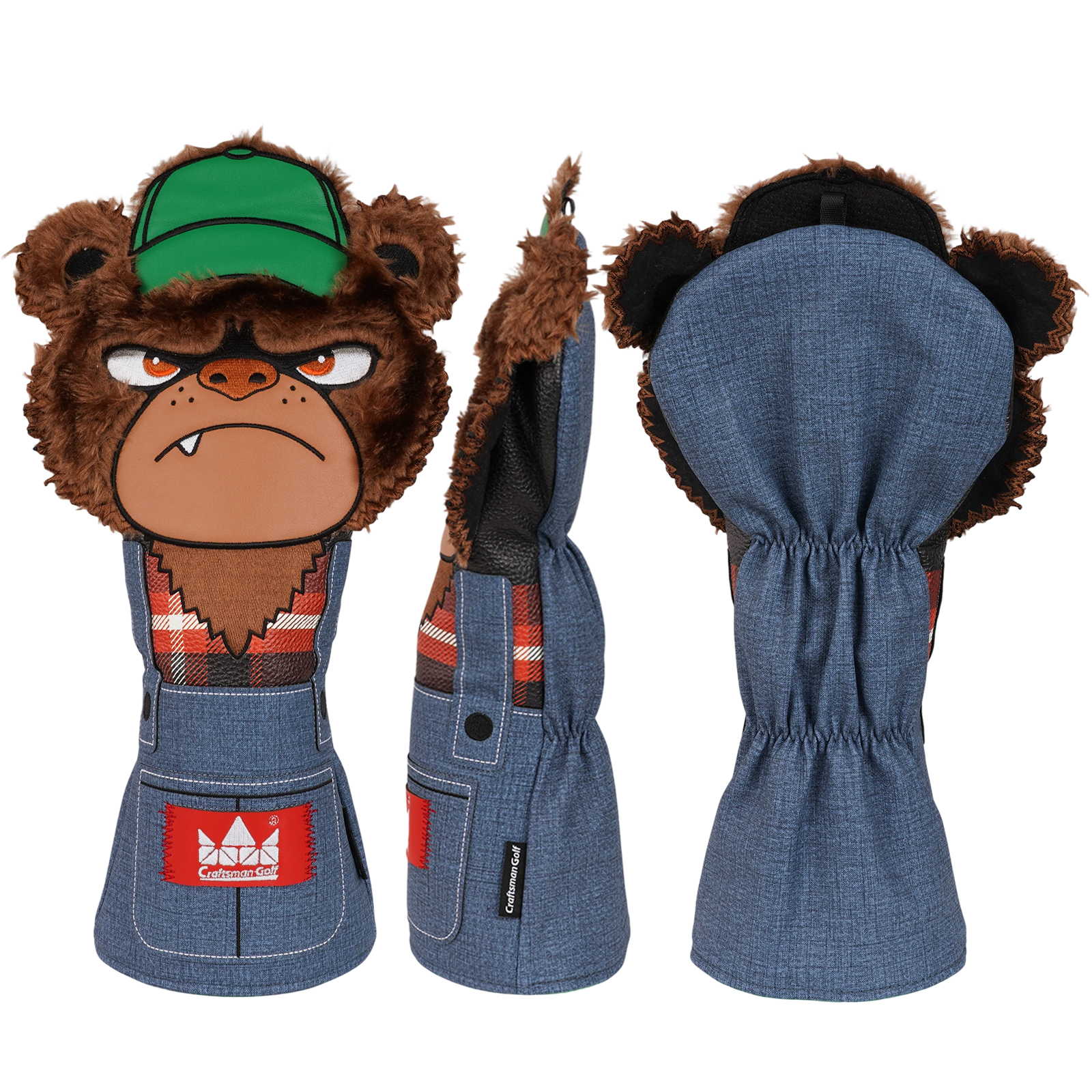 Logger Bear Plush Driver Golf Headcover