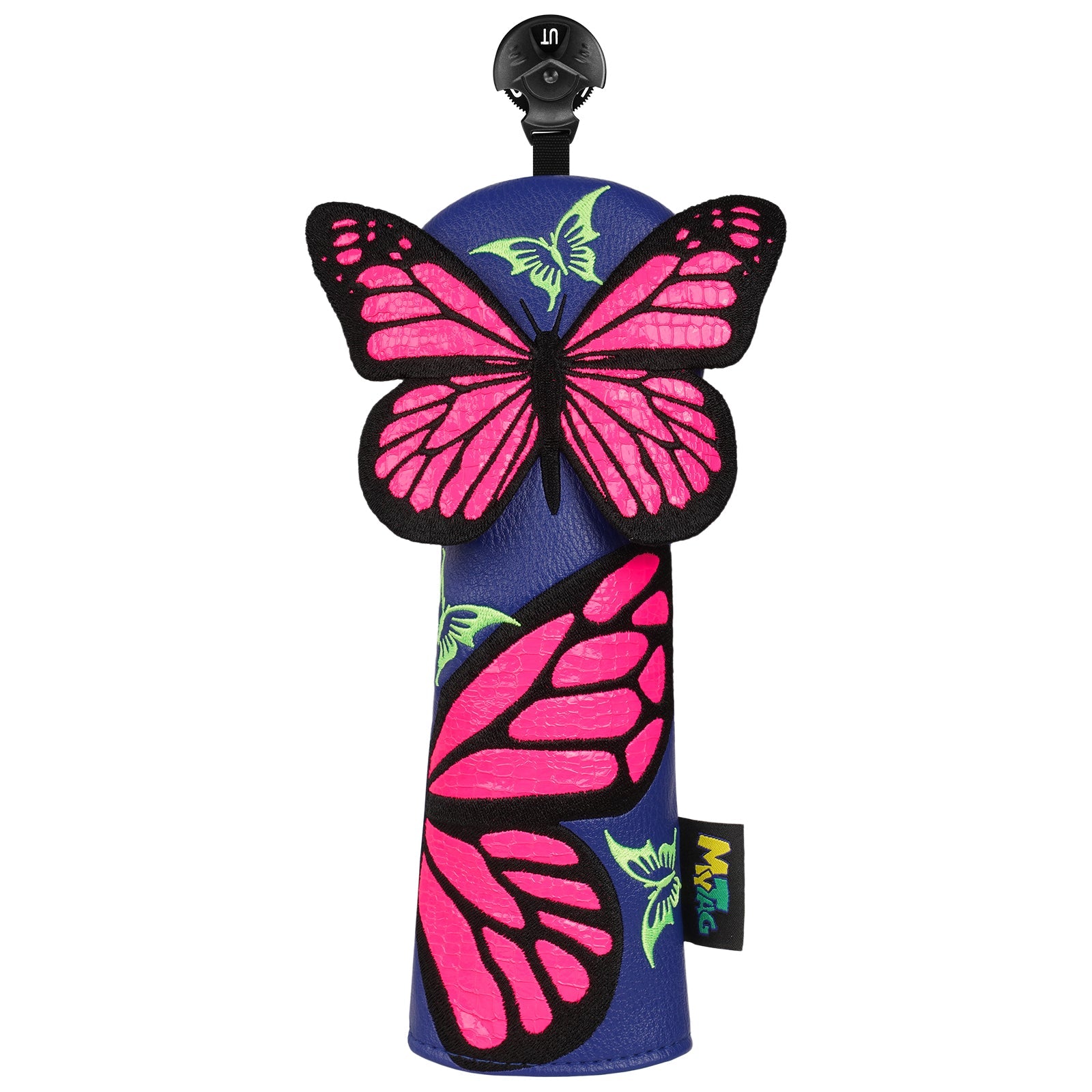 Blue Butterfly Driver Golf Headcover
