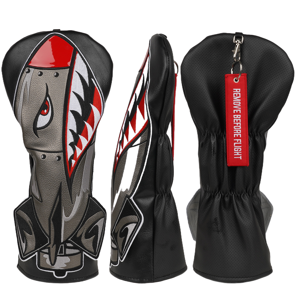 Flying Tiger Missile Driver Golf Headcover