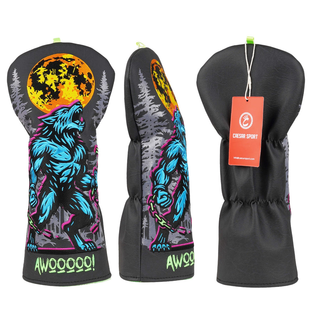 Black Werewolf Driver Golf Headcover