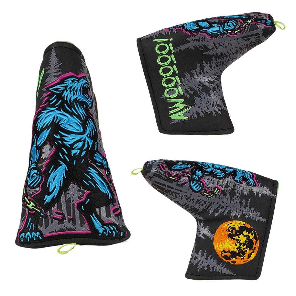 Black Werewolf Putter Golf Headcover