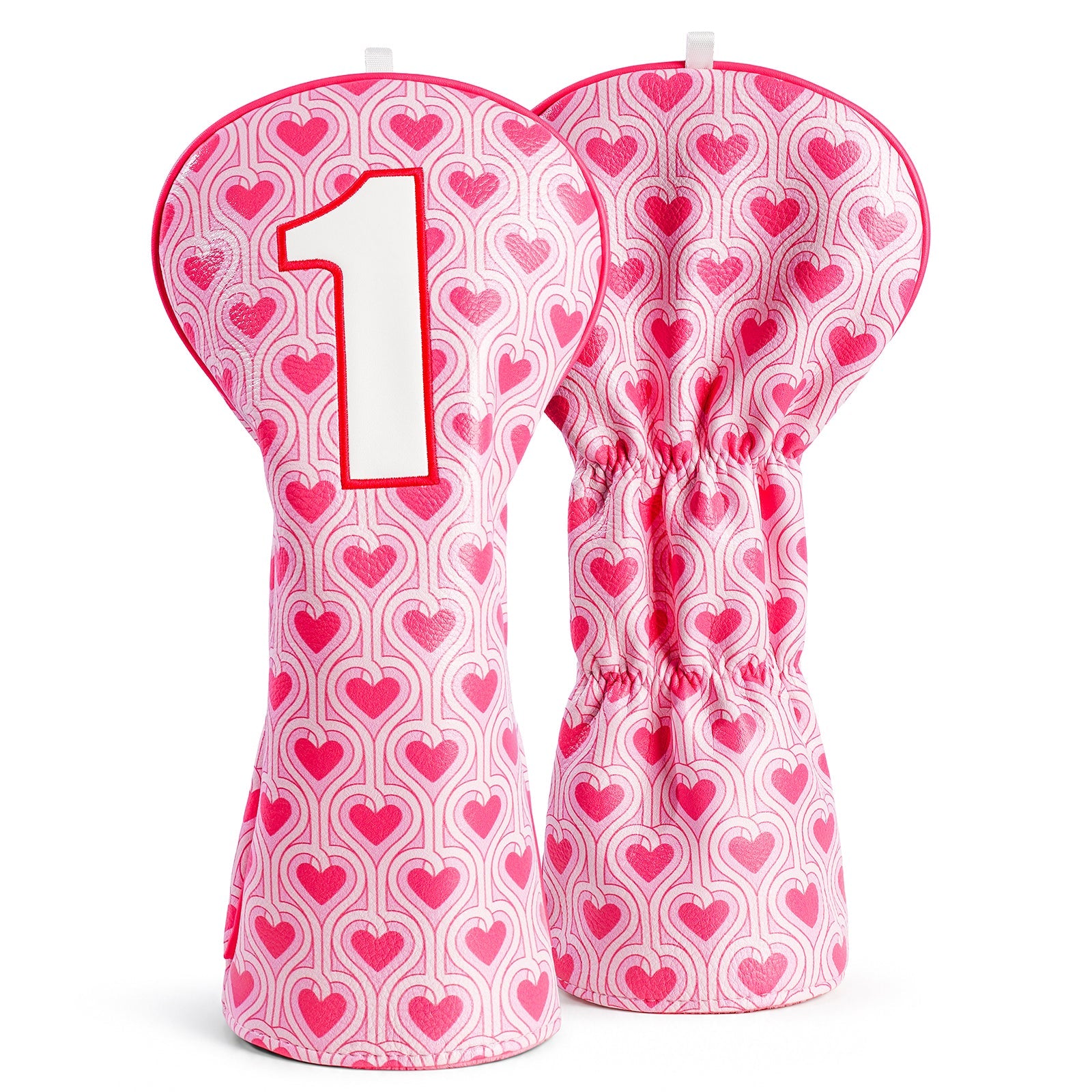 Pink Heart Driver Driver Golf Headcover Set