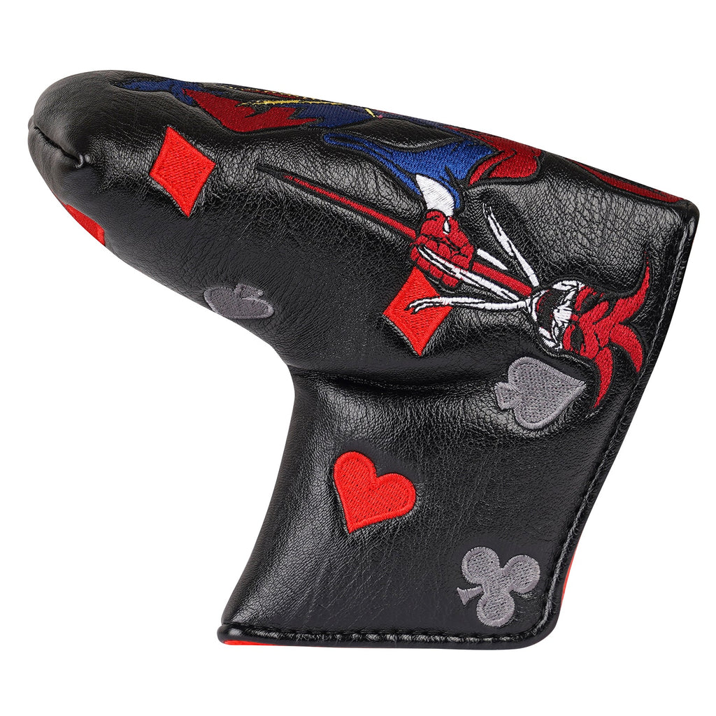 Black PU Joker Blade Head Cover