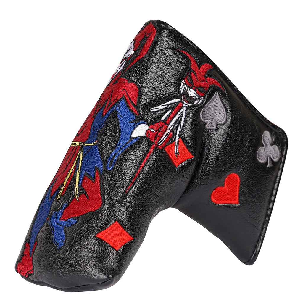Black PU Joker Blade Head Cover