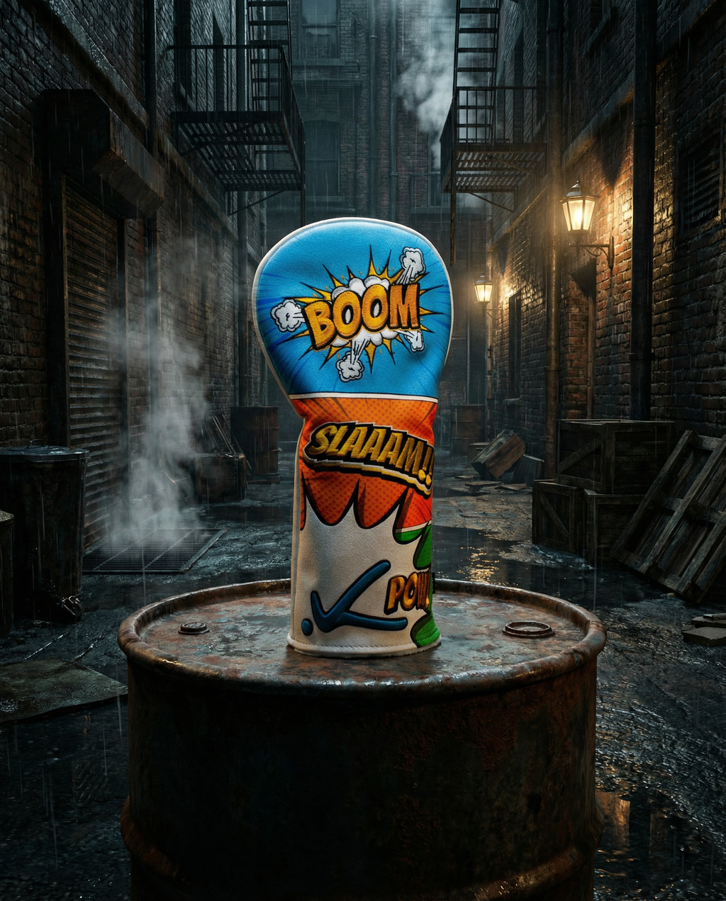 Comic Book Golf Cover Driver