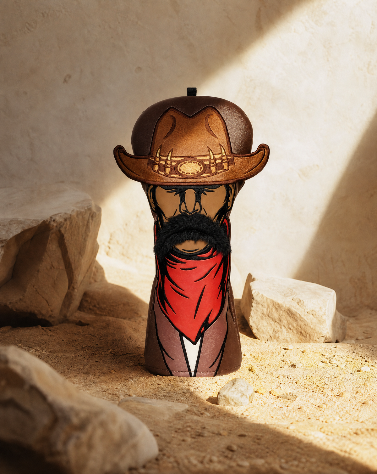 Brown Western Cowboy Driver Golf Headcover