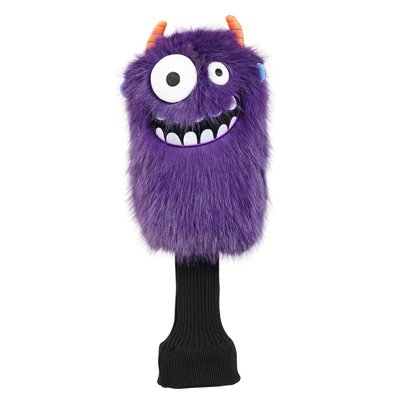 Purple Monster Golf Club Driver Head Cover
