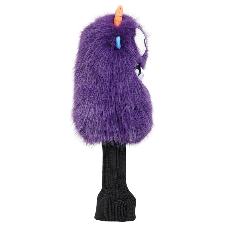 Purple Monster Golf Club Driver Head Cover