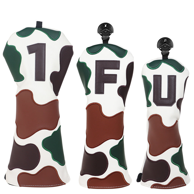 CAMO Golf Headcovers Set - Driver, Fairway wood, Hybrid/ Utility