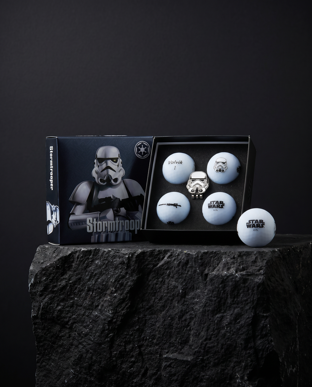 Volvik VIVID SOFT Star Wars 4 Golf Ball & Marker Gift Pack