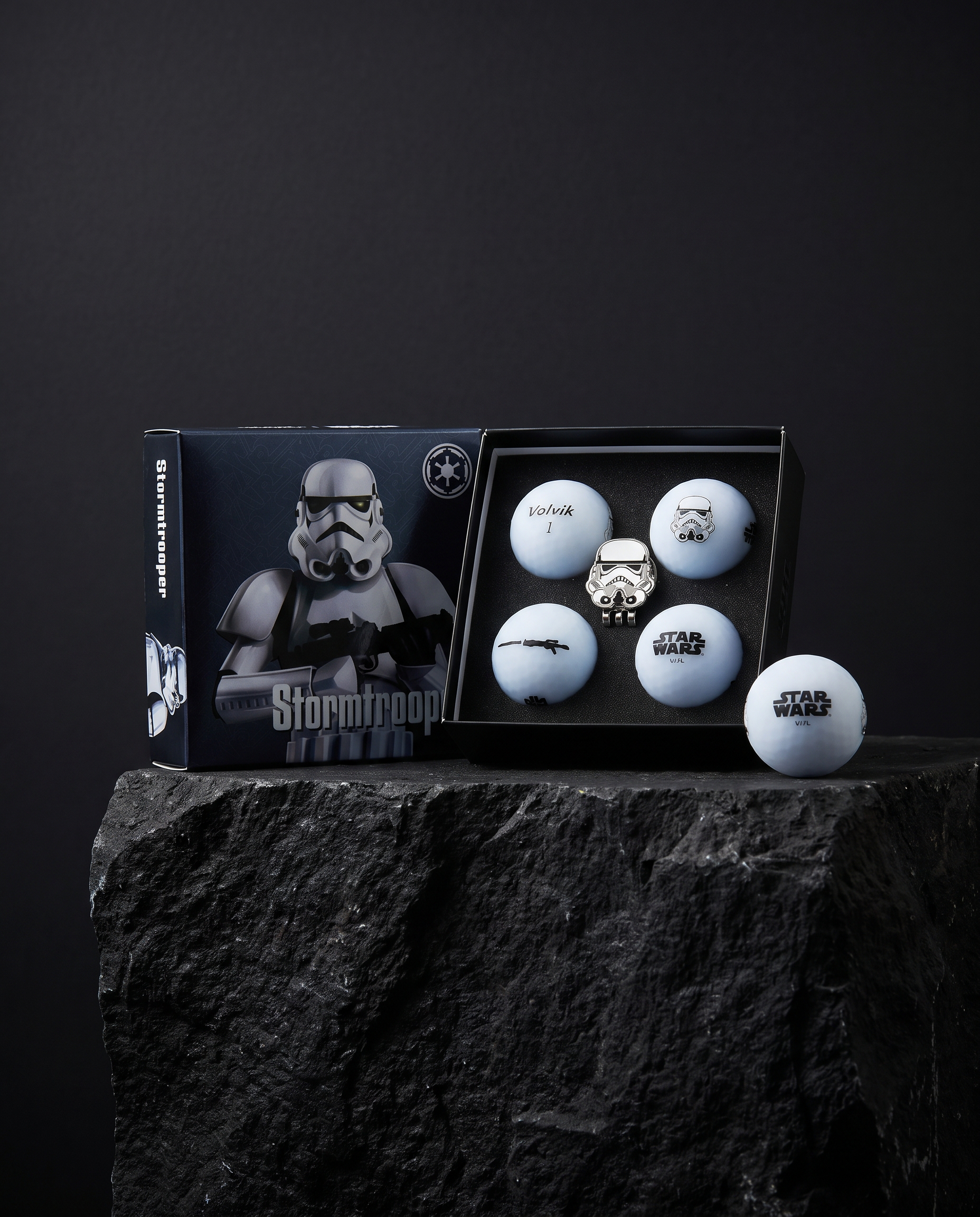 Volvik VIVID SOFT Star Wars 4 Golf Ball & Marker Gift Pack