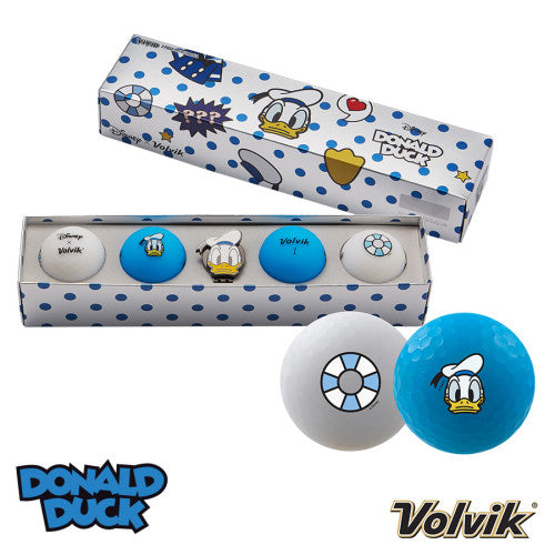 Volvik VIVID Disney Golf Ball & Marker Gift Pack Donald Duck