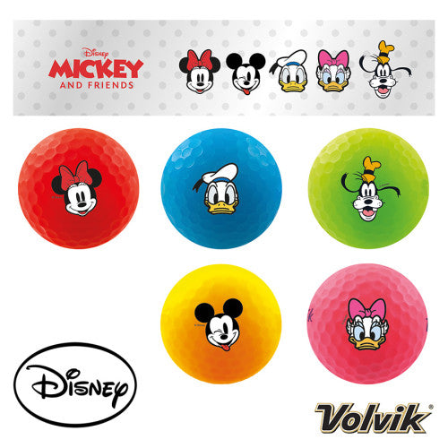 Volvik VIVID Disney 5 Golf Ball Gift Pack