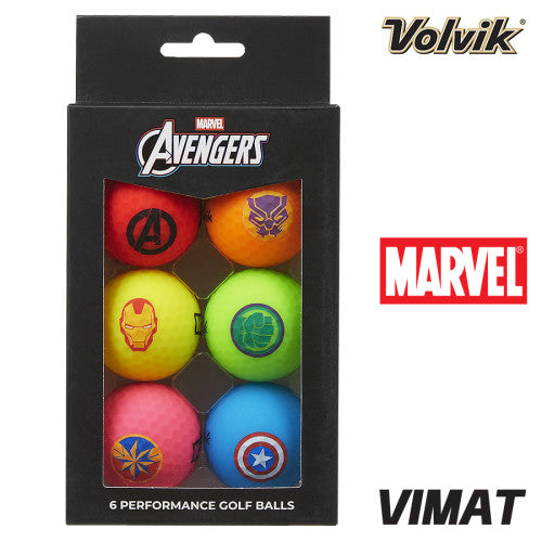 Volvik 6 Ball Gift Pack Vimat Marvel