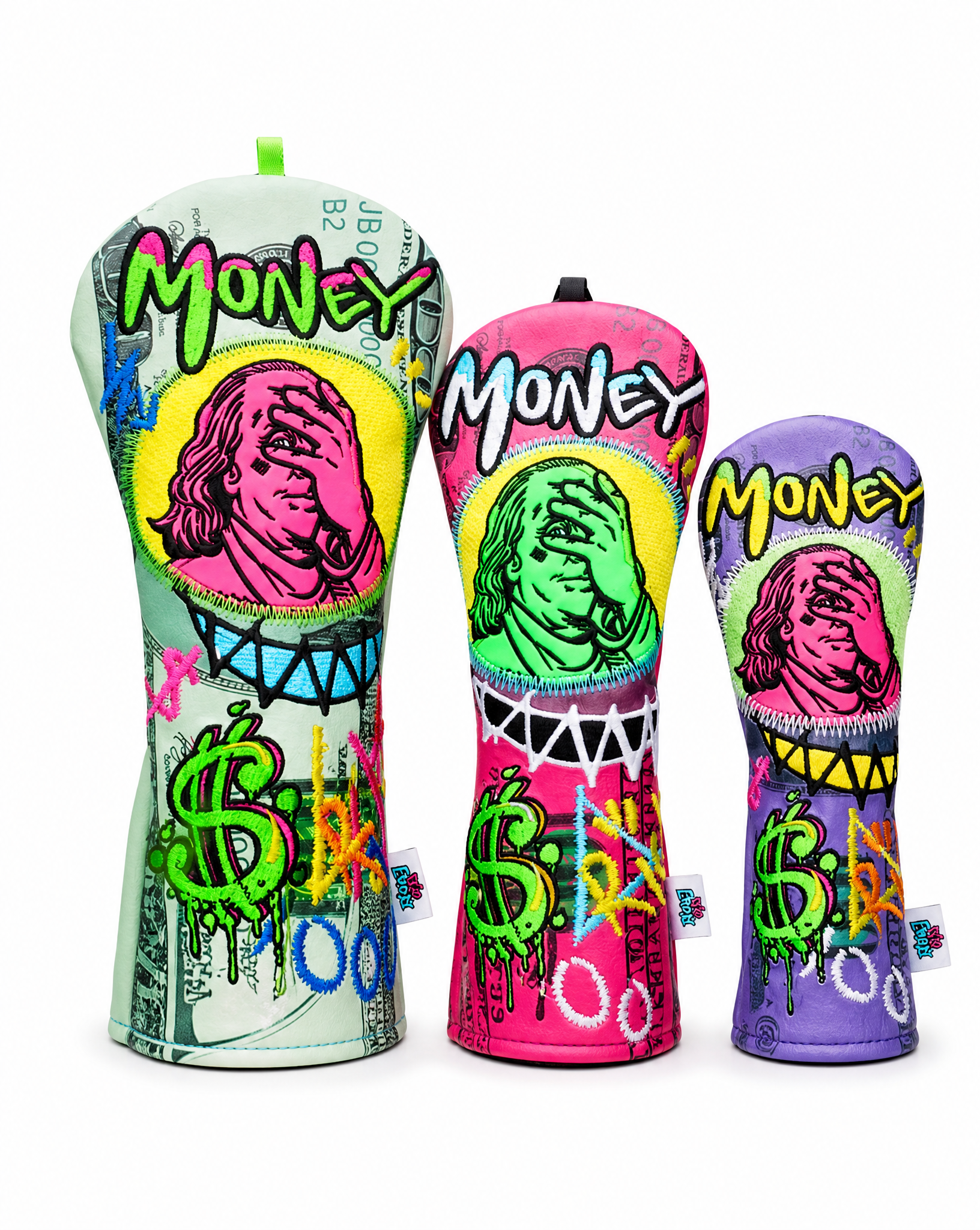 Franklin Covering His Eyes Golf Headcover Set