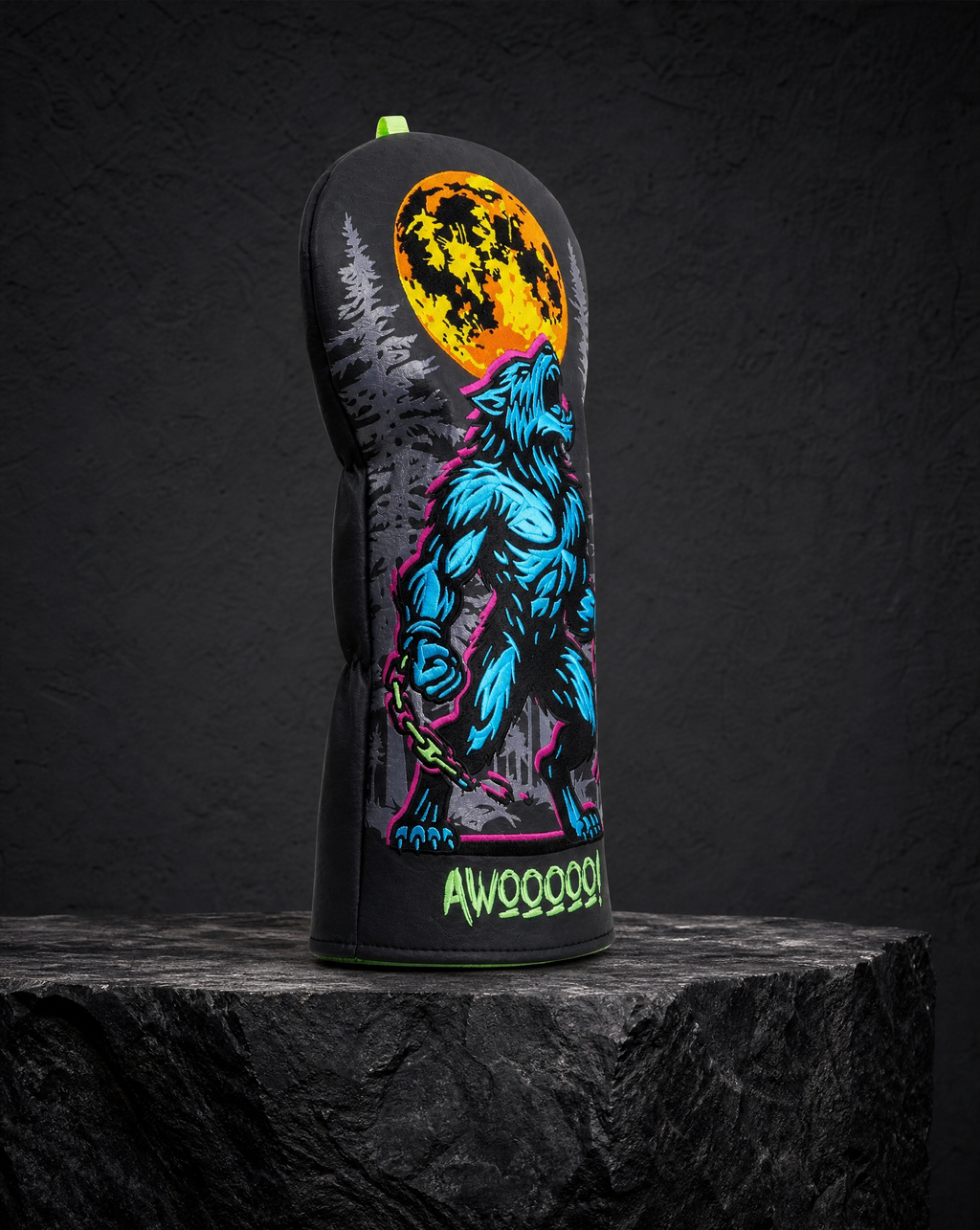 @Black Werewolf Driver Golf Headcover