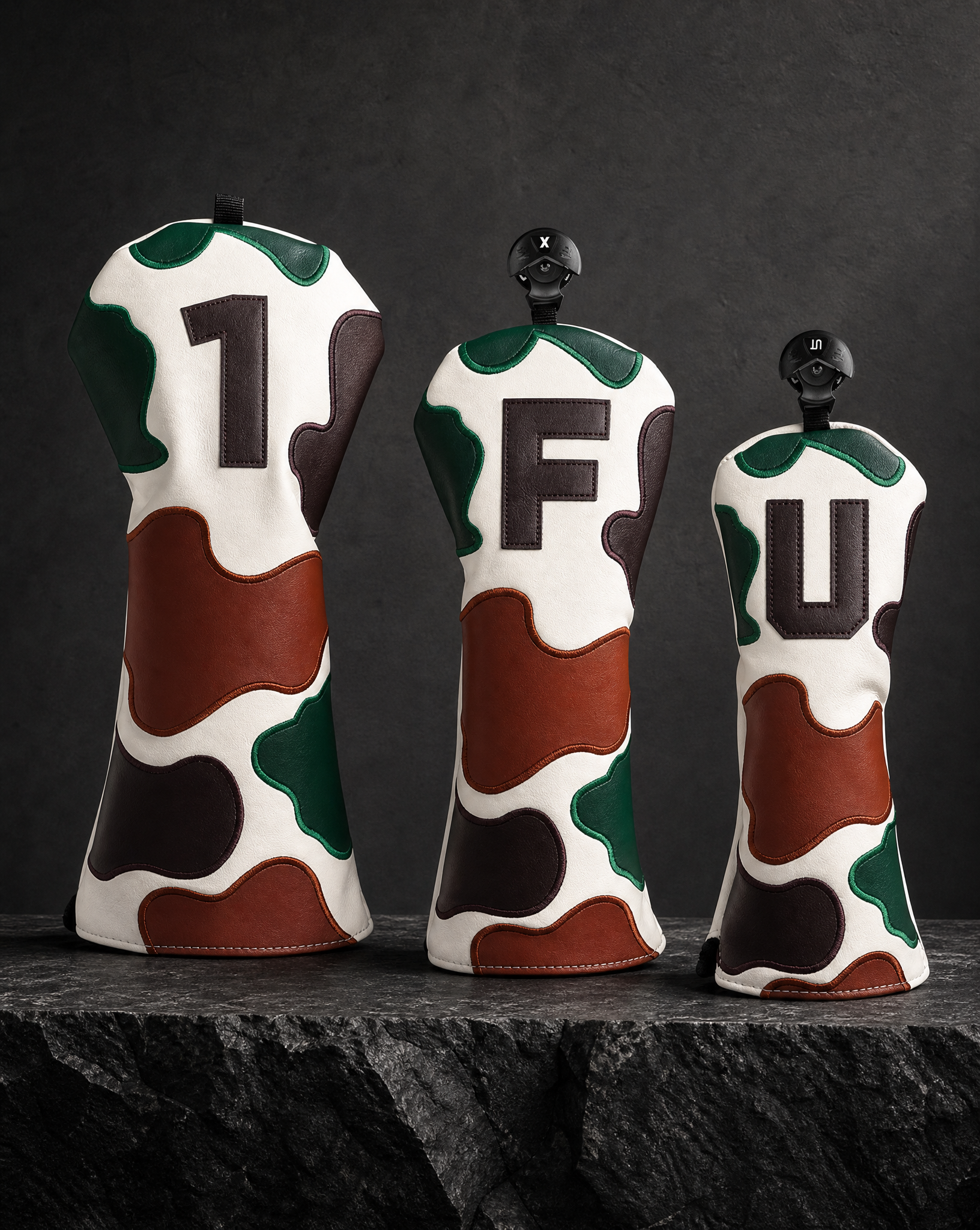 @CAMO Golf Headcovers Set - Driver, Fairway wood, Hybrid/ Utility