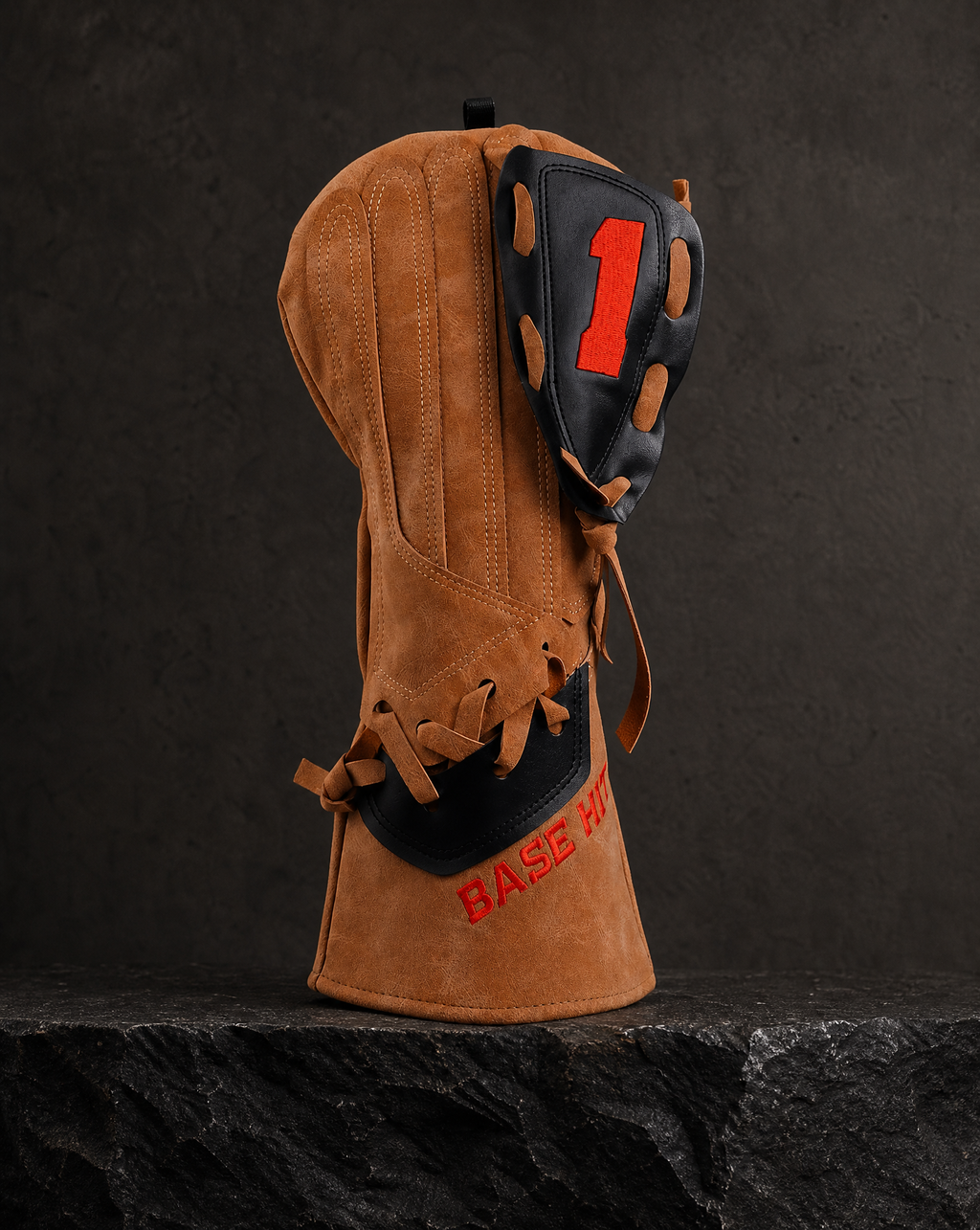 @Brown Baseball Driver Head Cover