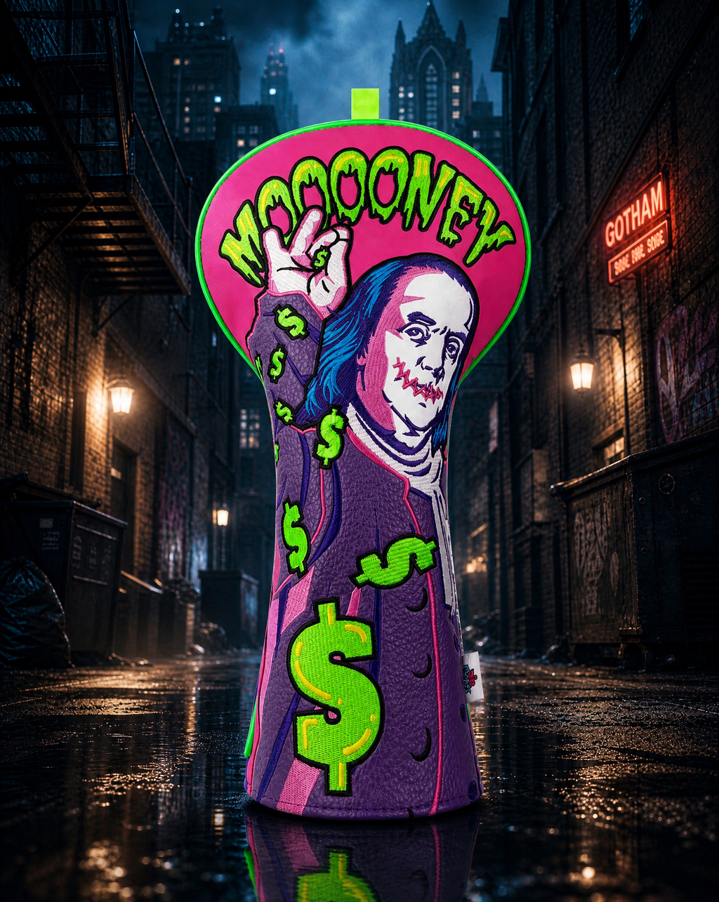 Franklin Money Driver Golf Headcover