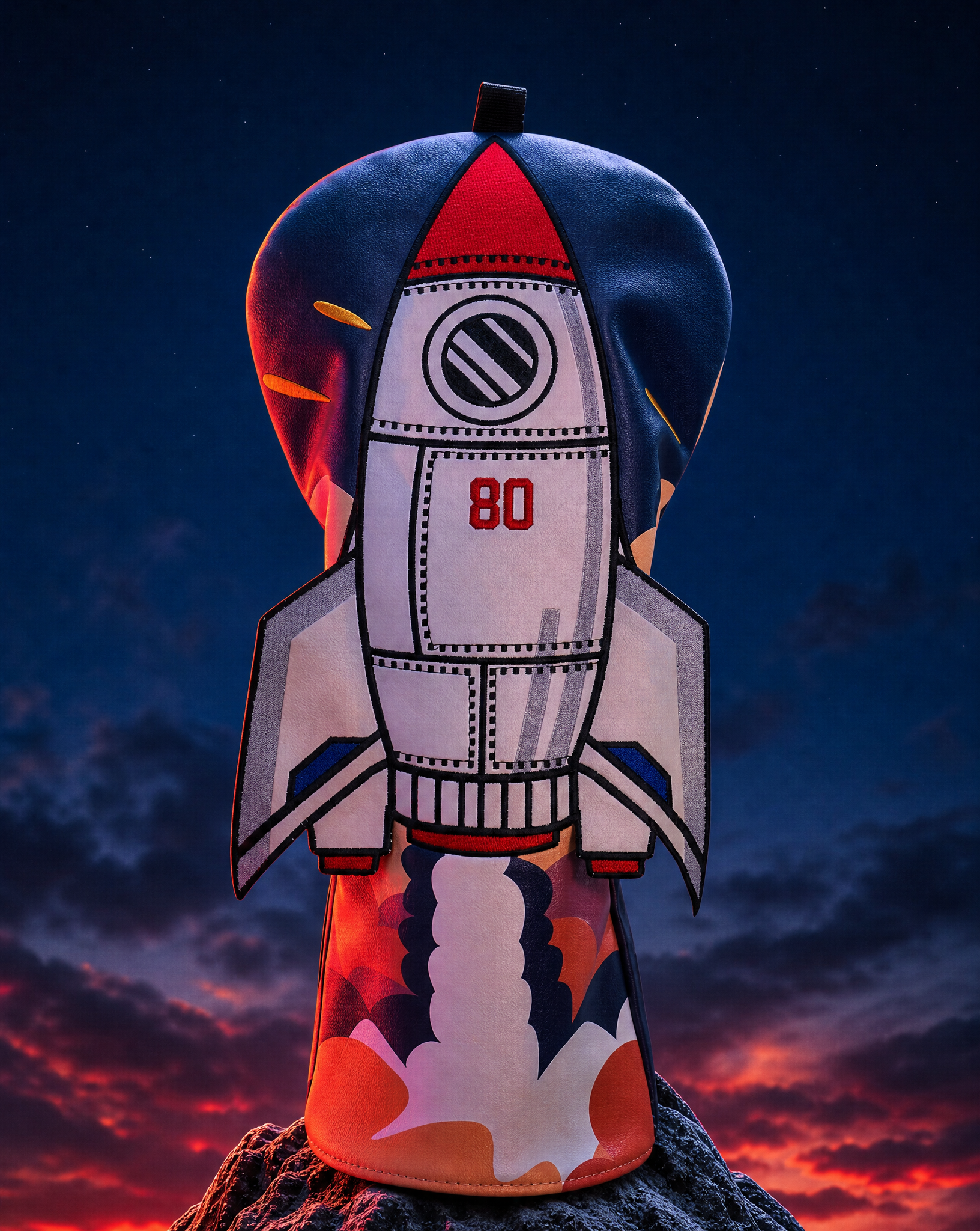 Rocket Launching Driver Head Cover
