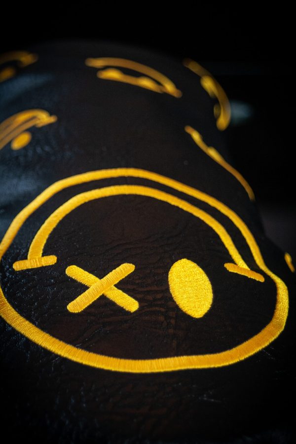 Dead Aim Dudes 6 SMILEY DRIVER COVER - DEAD AIM DRIVER EMBROIDERY